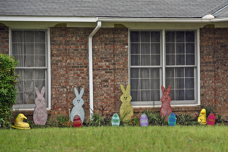 Easter decorations in the Wiregrass